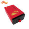 Soft Paper Luxury Gift Boxes / Drawer Tea Box with Hot stamp Logo in Gold